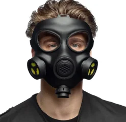 Gasmaske plast, sort