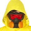 Gas maske sort/gul