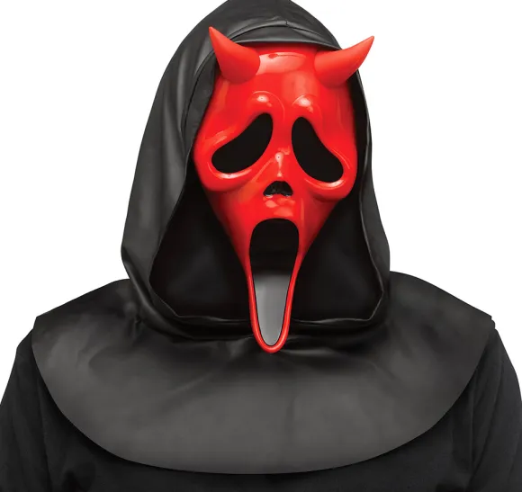 GhostFace djævel maske med hætte