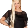 Glat blond paryk