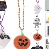 Halloween halskæde med lys