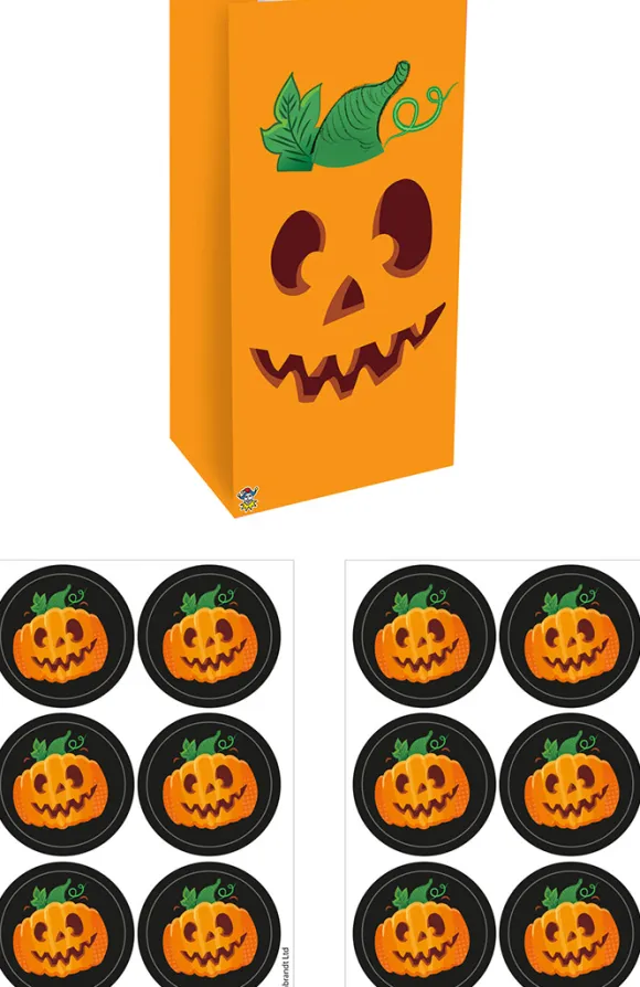 Halloween papirspose 12-pak