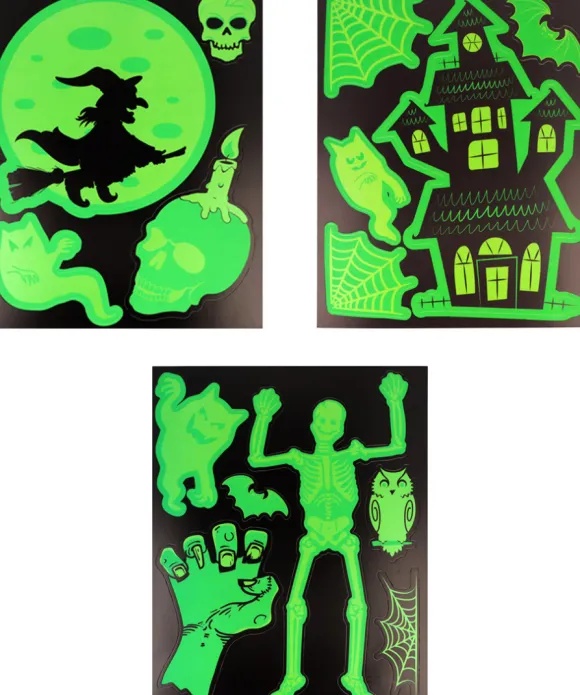 Halloween vindue-stickers 3 ark