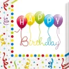 Happy Birthday servietter 20-pak