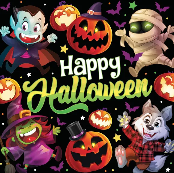 Happy Halloween servietter 20-pk