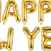 Happy New Year balloner, guld