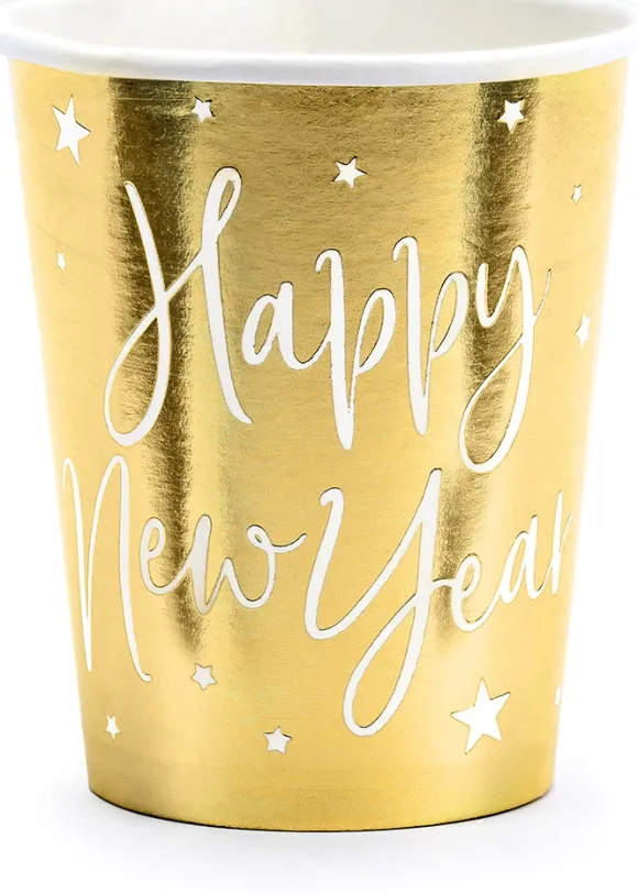Happy New Year papkrus 6-pk