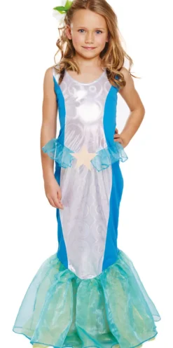 Havfrue kostume 10-12 år