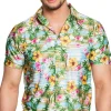 Hawaii skjorte hibiscus, XL