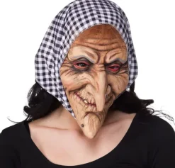 Heksehoved maske med tørklæde