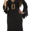 Heks kostume, sort, XL