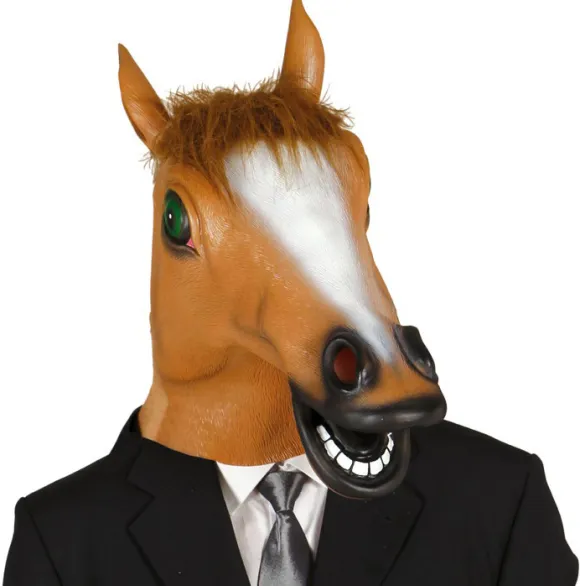 Hestehoved maske