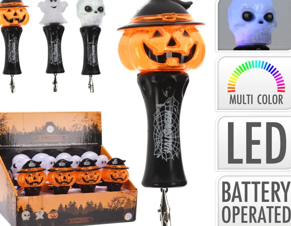 Håndholdt halloween deko med lys