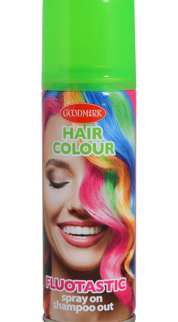 Hårfarve spray fluo grøn