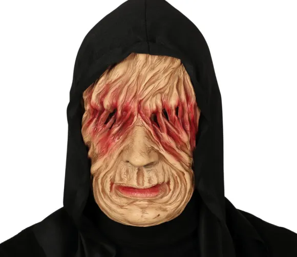 Hætte maske spedalsk, latex