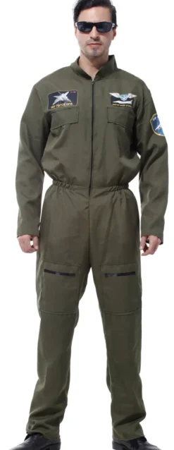 Jagerpilot kostume, str. M