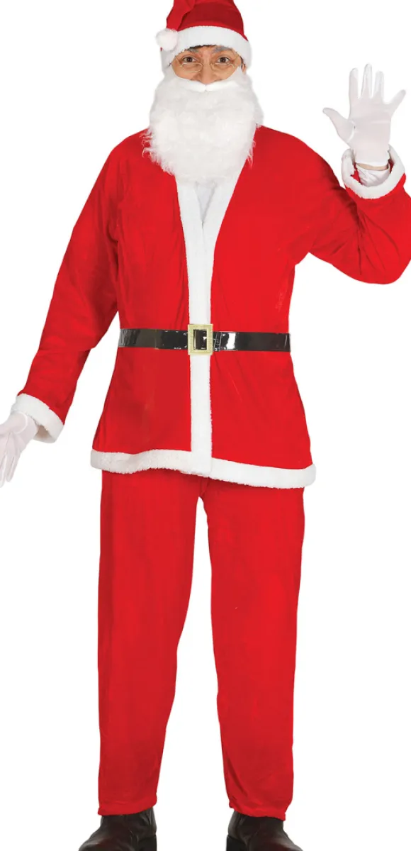 Julemandskostume med 5 dele