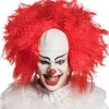 Killer Clown paryk rød