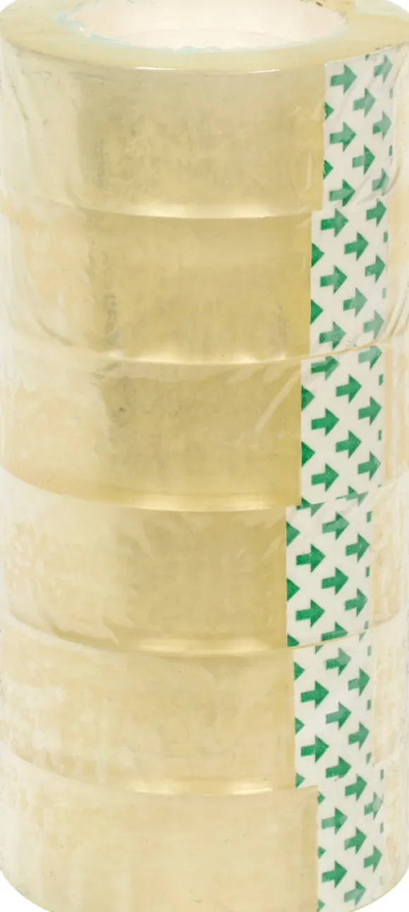 Klar tape 18mm x 35 m 6-pak