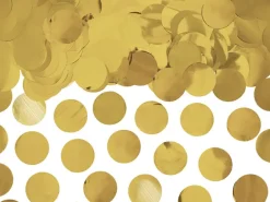 Konfetti rund 15 g, guld