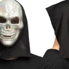 Kraniemaske med hætte, perlemor