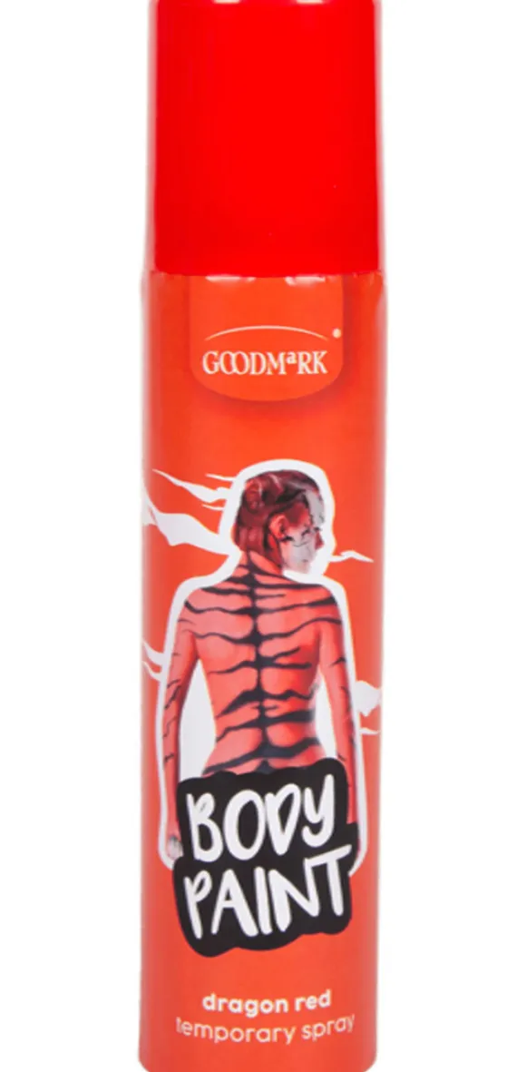 Krop farve spray 75 ml rød