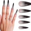 Kunstige negle Gothic 12-pak