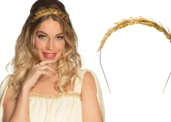 Laurbærblade tiara, guld