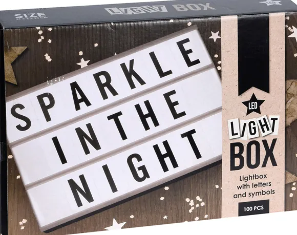 LED Light Box 30x22 cm