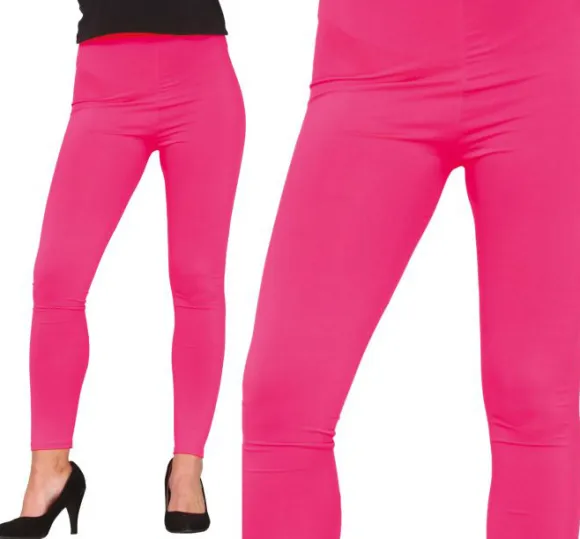 Leggings, neon-pink, str. L