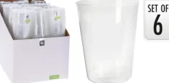 Ølkrus 500 ml plastik 6-pak