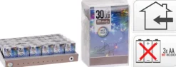 Lyskæde multifarvet 30 LED