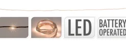 Lyskæde reb 20 LED 2 m