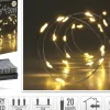 Lyskæde sølv-wire 20 LED