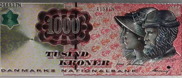 Magnet 1000-kroneseddel
