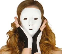 Maske plast, hvid