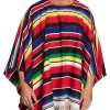 Mexicansk poncho 140x155 cm