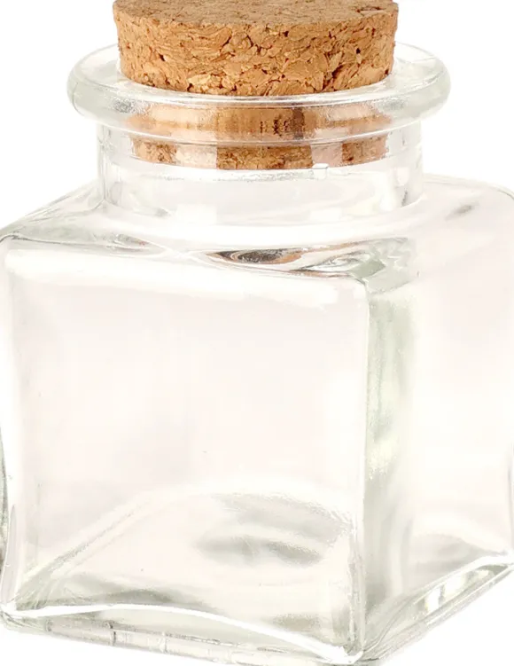 Mini glas 50 ml med korkprop