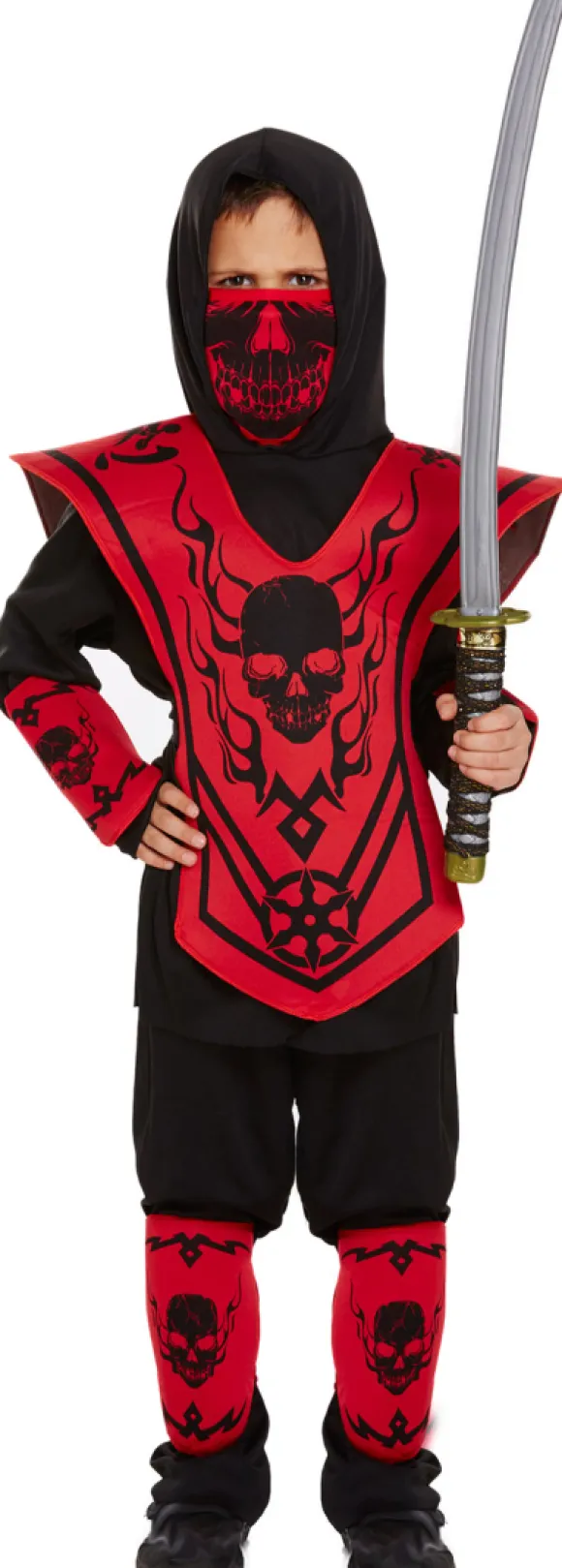 Ninja kostume 10-12 år