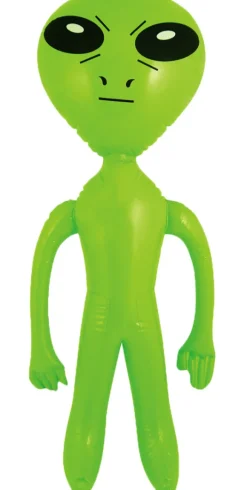 Oppustelig alien 64 cm