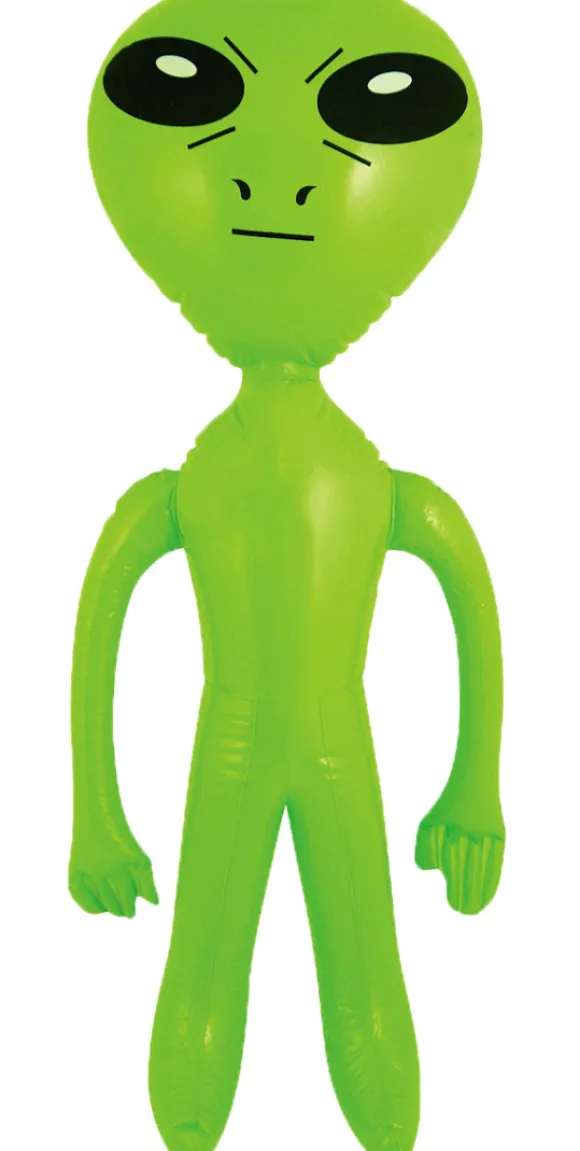 Oppustelig alien 64 cm