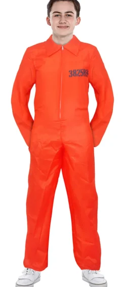Orange fangedragt 13-14 år