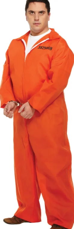 Orange fangedragt XL