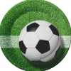 Paptallerken fodbold 6-pak