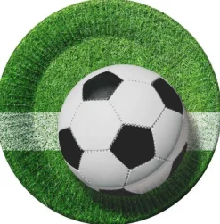 Paptallerken fodbold 6-pak