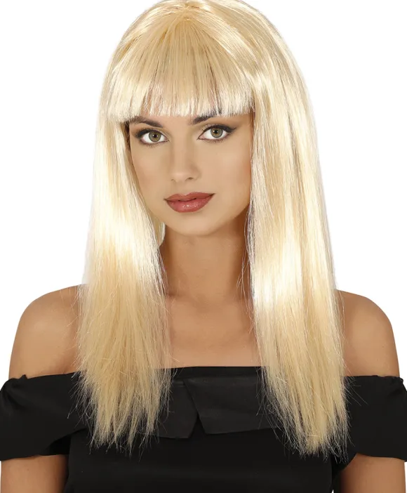 Paryk lang, blond
