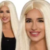 Paryk lang glat, blond