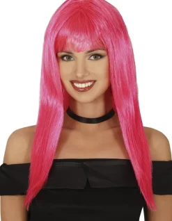 Paryk lang, pink