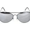 Pilot solbrille spejlglas, grå