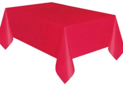 Plastikdug rød 137x274 cm